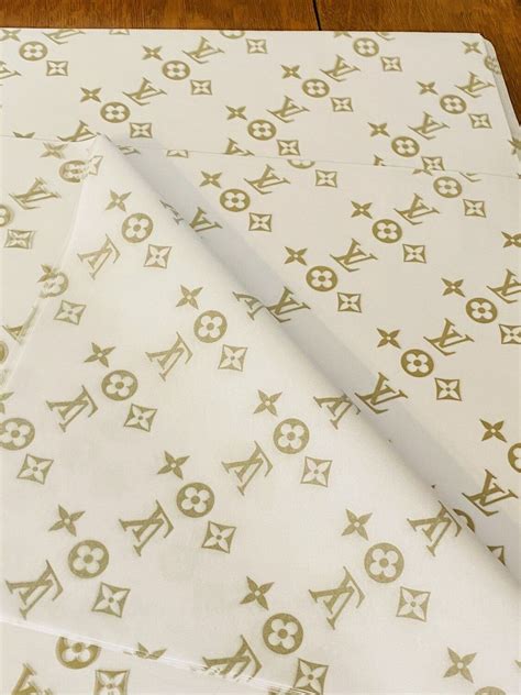 louis vuitton wrapping paper amazon|louis vuitton tissue paper.